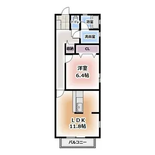 GRACE豊山【101号室】の間取り