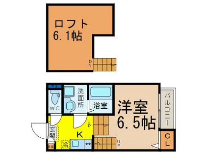 GRANDE本陣(グランデ本陣)【2階】の間取り