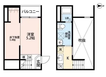 ルミエール十一番町【2階】の間取り
