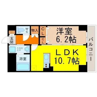 PLANDOOL NAKAMURA(プランドールナカムラ)【14階】の間取り