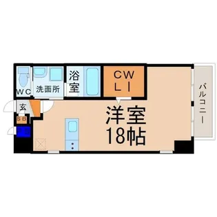 スレンダウェルステージ【8階】の間取り