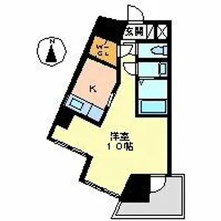リエス東別院【8階】の間取り