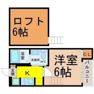 シェモア千種公園【2階】の間取り