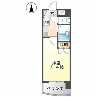 シェリーメゾン【3階】の間取り