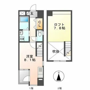 ワイズ東別院【6階】の間取り