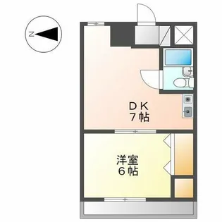 ラ・クール泉【4階】の間取り