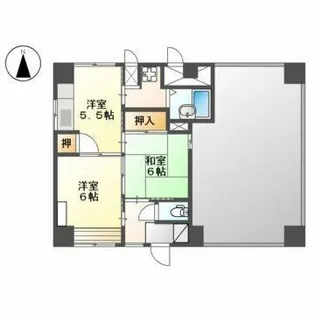 カーサ永【1階】の間取り