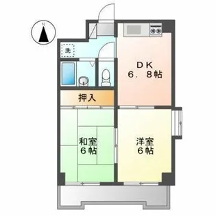 カーサ永【4階】の間取り