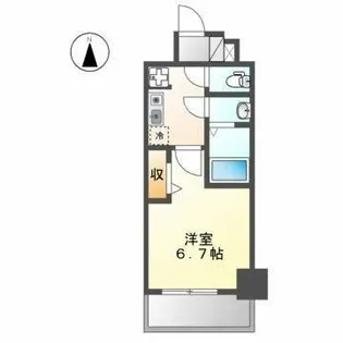 エステムコート名古屋グロース【3階】の間取り