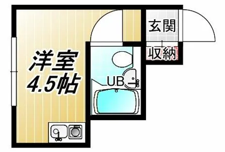 シティハイツ八尾【1階】の間取り