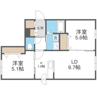 ケイメゾンワン【4階】の間取り