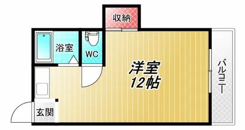 グランキューブ青山町【3階】の間取り