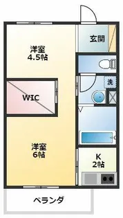 グリーンステージ水神【102号室】の間取り
