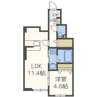 福岡県福岡市南区大橋3丁目【アパート】の間取り