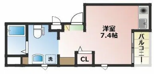 casa libre (カサ・リブレ)【102号室】の間取り