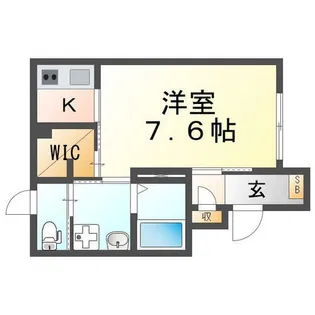 プランドール豊町【102号室】の間取り
