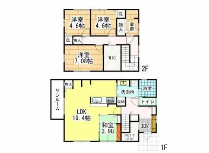 福岡県北九州市戸畑区沢見1丁目【一戸建】の間取り