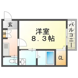 KTIレジデンス杭瀬【303号室】の間取り
