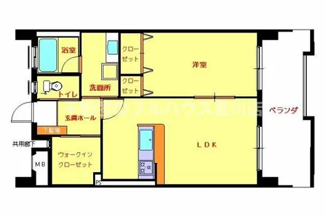 ロイヤルハイツ石黒【1003号室】の間取り