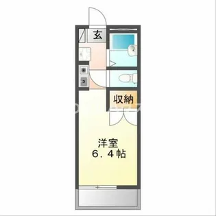 オアシス御油【202号室】の間取り