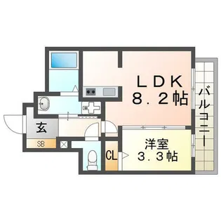 PINO甲東園【202号室】の間取り