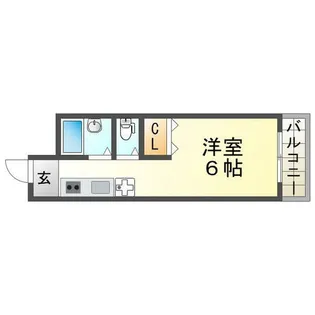 ガーデンパーティ西宮北口【301号室】の間取り