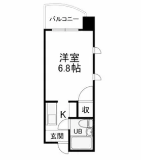 ベルマインド平和【5階】の間取り