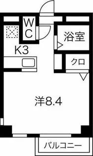 TWIN BUILD【401号室】の間取り