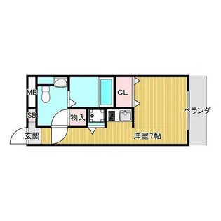 GranPino武庫川【512号室】の間取り