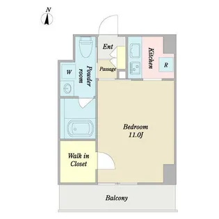 グランアルモニ【0205号室】の間取り