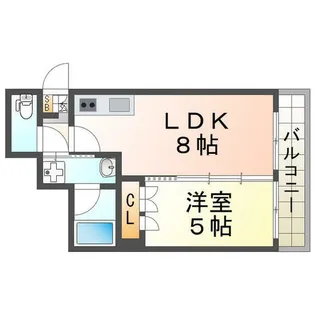レ・セーナアイオ【503号室】の間取り