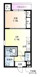 フジパレスJR西宮駅北【1階】の間取り
