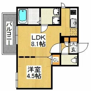 Branche藤崎【5階】の間取り