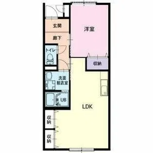 サープラスⅡ牟都志【2階】の間取り