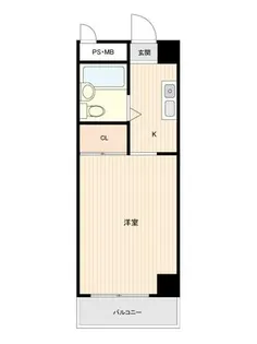 ビブレマンション三萩野【504号室】の間取り
