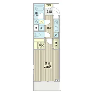リシェス名古屋山王ウエスト【1階】の間取り