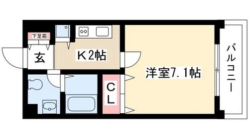 Conde藤が丘(S-FORT藤が丘)【8階】の間取り
