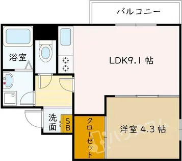 SOAR豊中庄内【1階】の間取り