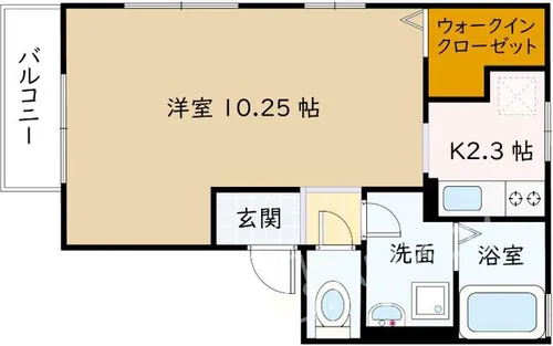アペルトコート A【2階】の間取り