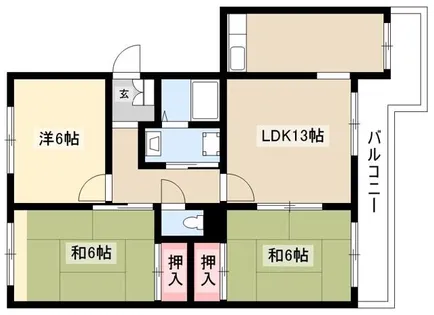 KAMENOI HOUSE【2階】の間取り