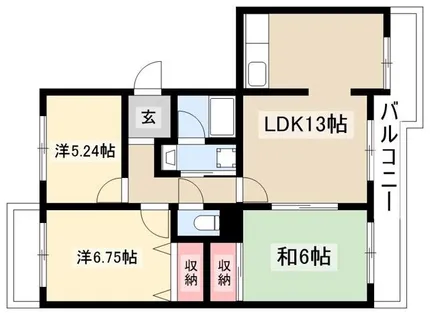 KAMENOI HOUSE【2階】の間取り