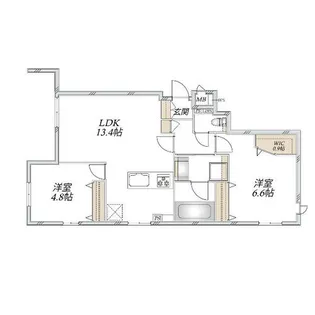 Hebel 塚口 Verdura【102号室】の間取り