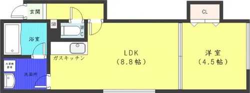 ライラスN7【3階】の間取り