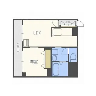 グレイスコート円山北【2階】の間取り