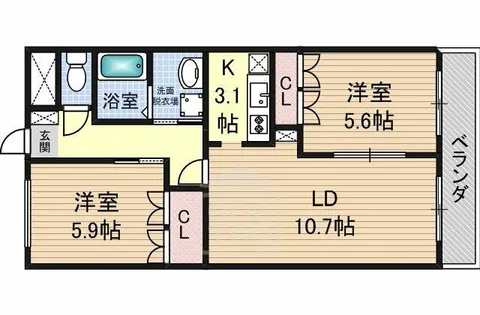 ルーテシア【2階】の間取り