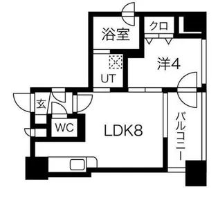 クラッセ麻生ステーション【4階】の間取り