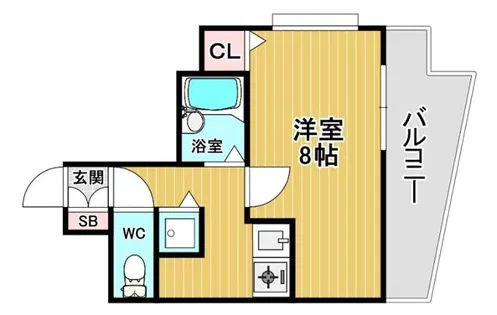 セレージャ桜塚【3階】の間取り