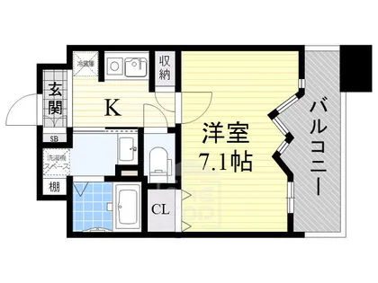 アーバンウェル茨木【9階】の間取り