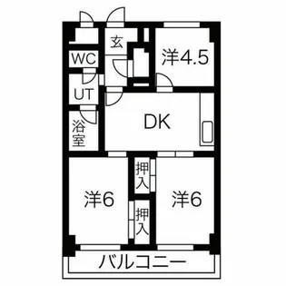 シオン澄川【3階】の間取り
