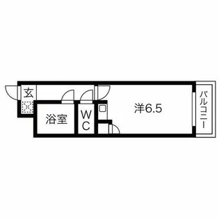 シティーコア高井田II【1階】の間取り